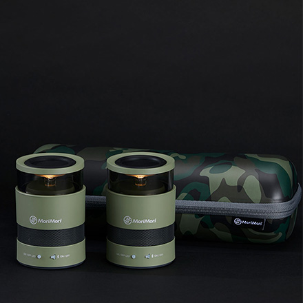MoriMori LED ダブルスピーカー CAMO カモフラ
