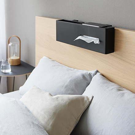 tower タワー 引っ掛けティッシュケース＆ダストボックス ホワイト 1458