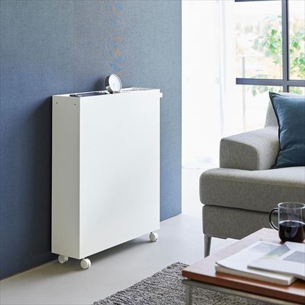 tower タワー ハンドル付き隠せるコミックラック ブラック 1486