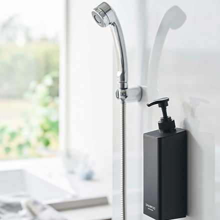 tower タワー たっぷり洗剤が出るマグネットディスペンサー シャンプー ホワイト 1532