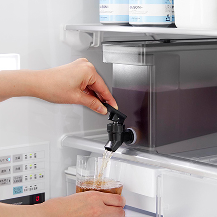 tower タワー 冷蔵庫ドリンクサーバー 2.8L ホワイト 1582