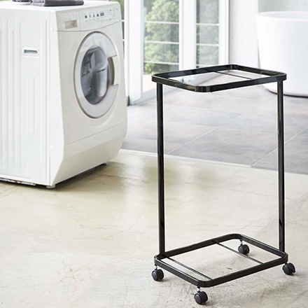 tower タワー ランドリーワゴン 2段 ホワイト 3349