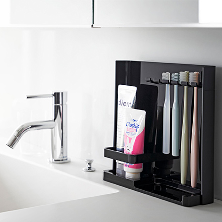 tower タワー 目隠し歯ブラシ&チューブスタンド ホワイト 3505