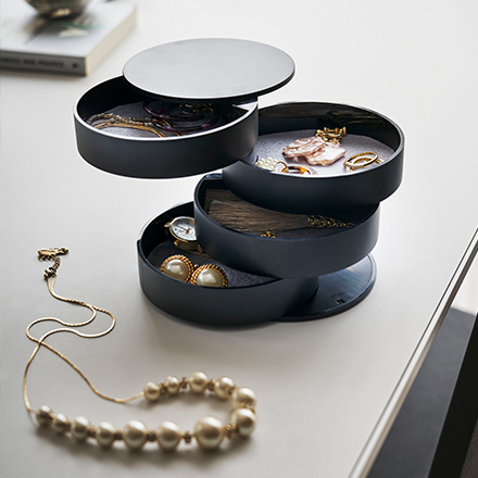 tower タワー アクセサリートレー 4段 ホワイト 4068