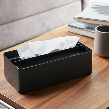 tower タワー 蓋付きペーパータオルケース ホワイト 4761