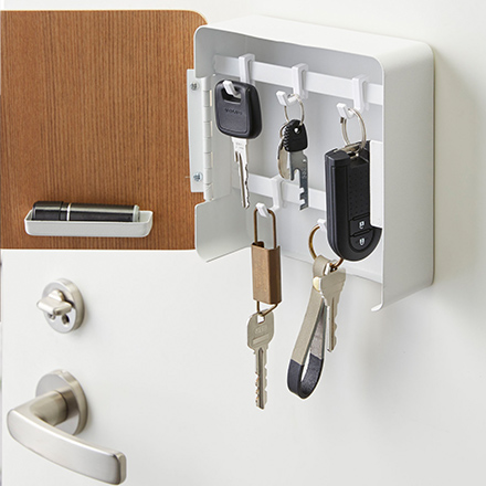 RIN リン マグネットキーフック2段 ブラウン 4801