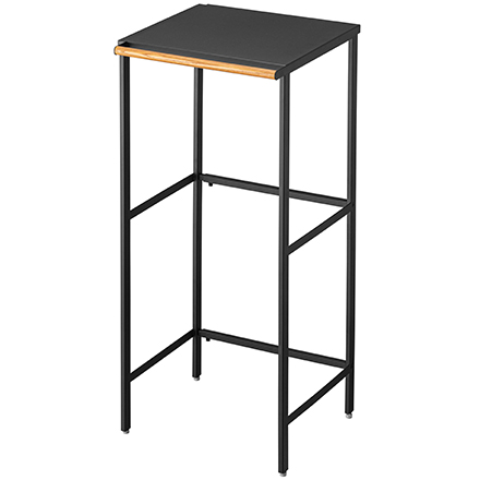 tower タワー 伸縮 ゴミ箱上ラック ブラック 5327