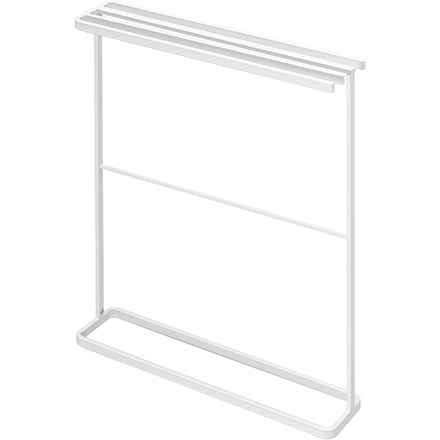 tower タワー 横から掛けられるバスタオルハンガー スリム ホワイト 5576