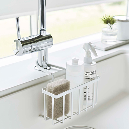 tower タワー 蛇口にかける収納ホルダー ホワイト 5639