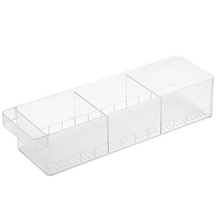 tower タワー 冷蔵庫中収納ケース 仕切り付 ホワイト 5762