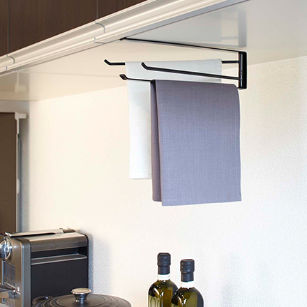 tower タワー 戸棚下布巾ハンガー ホワイト 7113