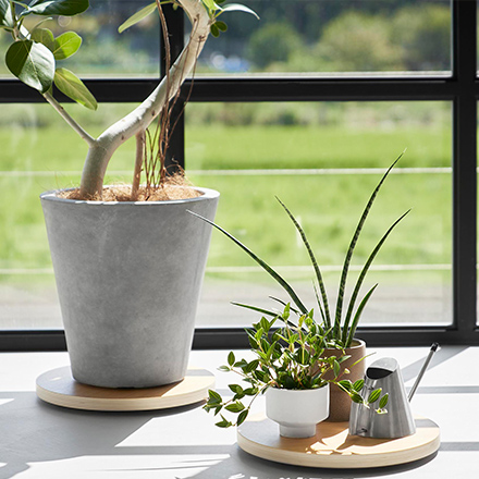 RIN リン インテリア低台車 ラウンド ブラウン 10062