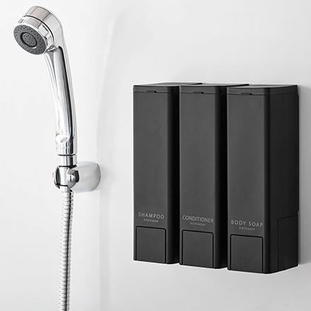 tower タワー 下から出るマグネットディスペンサー シャンプー ホワイト 10290