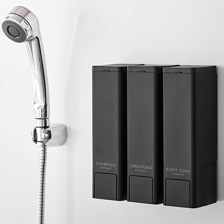 tower タワー 下から出るマグネットディスペンサー ボディーソープ ホワイト 10294