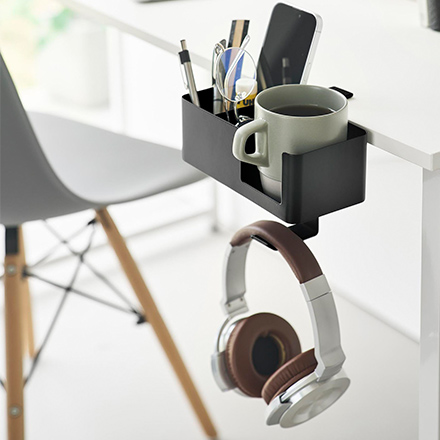 tower タワー テーブル横マルチラック ホワイト 10367