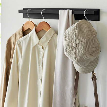 tower タワー 壁付けハンガーバー ホワイト 10681