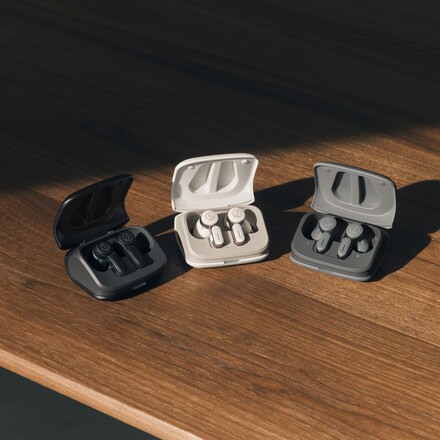 オーディオテクニカ ノイズキャンセリング フルワイヤレスイヤホン ストーングレイ ATH-TWX7 GY