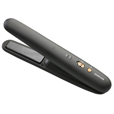 コイズミ コードレスストレートアイロン チャコールグレー KHS-8660/H
