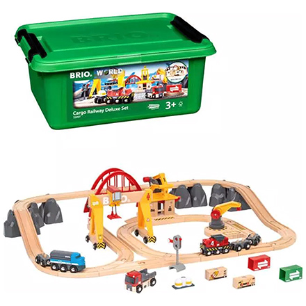 ブリオ BRIO カーゴレールデラックスセット 33097