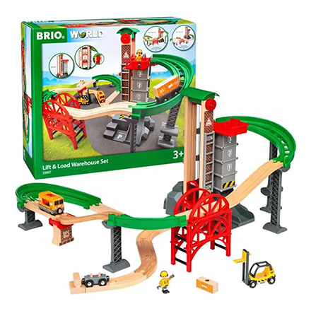 ブリオ BRIO ウェアハウスレールセット 33887