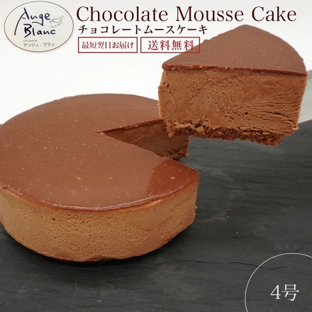 チョコレートムースケーキ 4号 お中元 2026 ギフト 冷凍 スイーツ アンジュブラン監修