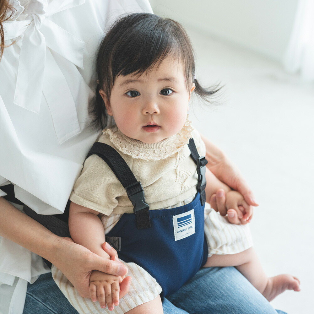 CARRY FREE キャリフリー チェアベルトホールド プラス ベビーチェア 汚れにくい 補助ベルト キャメル 01-176