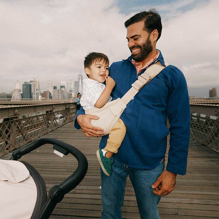 即納 エルゴベビー アップシー スリング 抱っこ紐 Ergobaby Upsie パールグレー 2年保証 SG規格