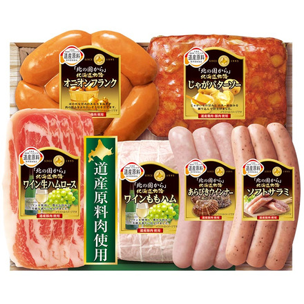 丸大食品 丸大ハム 「北の国から」北海道物語ギフト ハム等6種（お届け期間：6月20日頃から8月5日頃まで）メーカー直送 LTDU