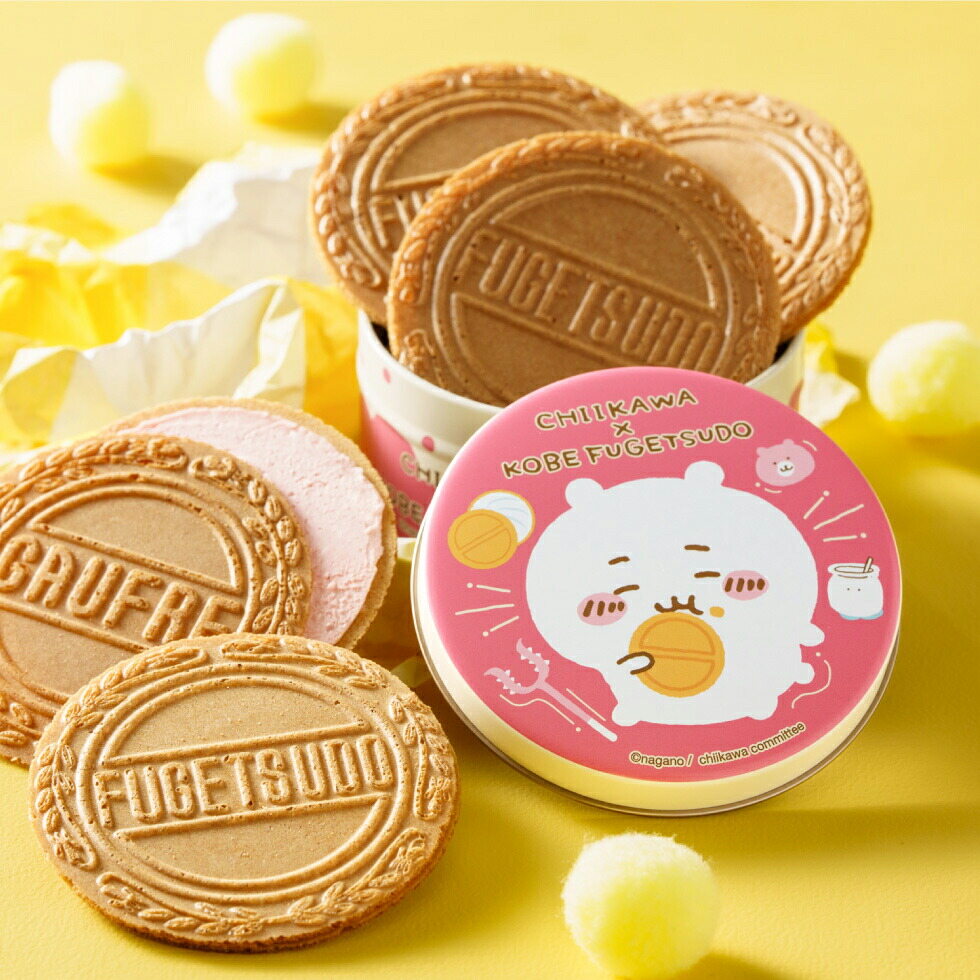 神戸風月堂 ちいかわ ミニゴーフル 3缶入