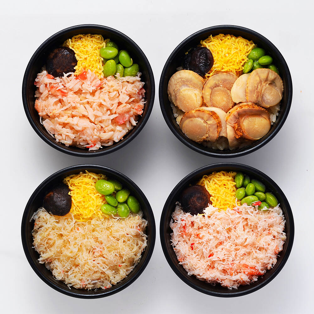 高島屋 法人事業部 セレクト 海の幸4種 海鮮どんぶりの具 65g×4 メーカー直送