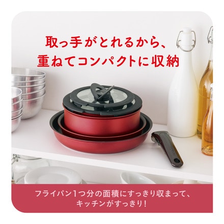 ティファール T-fal フライパンセット インジニオ・ネオ IHルビー・エクセレンス セット9（IH・ガス火対応） L66392