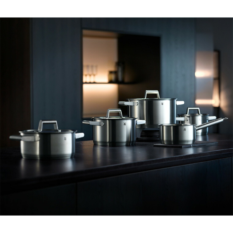 WMF コンフォートライン ローキャセロール 両手鍋 20cm W0728206040 IH対応 ガス火対応 万能鍋 ガラス蓋付き 食洗機対応 オーブン対応