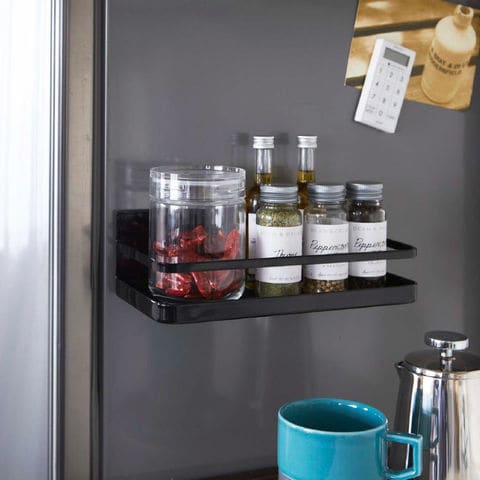 山崎実業 公式 tower マグネットスパイスラック タワー ブラック 2523