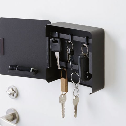 山崎実業 公式 tower マグネットキーフック２段 タワー ホワイト 4799