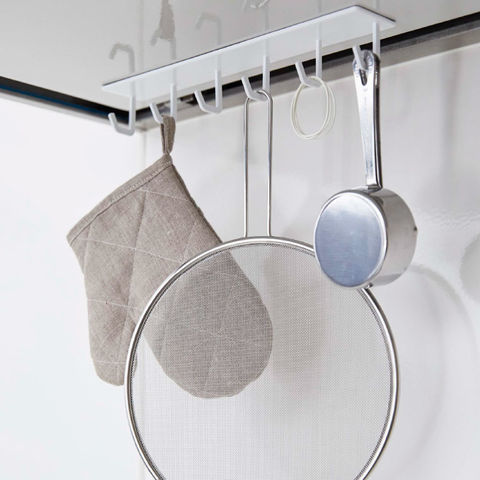 山崎実業 公式 tower マグネットレンジフードフック タワー ブラック 4840