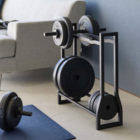 山崎実業 公式 tower ダンベルラック タワー ブラック 1964