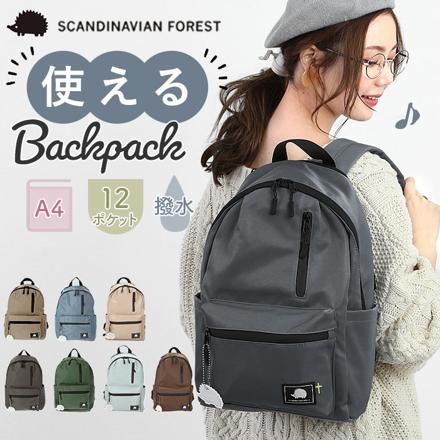 SCANDINAVIAN FOREST スカンジナビアンフォレスト 12ポケットデイパック デイパック BLACK