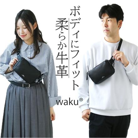 Waku ボディバッグ ボディバッグ BLACK