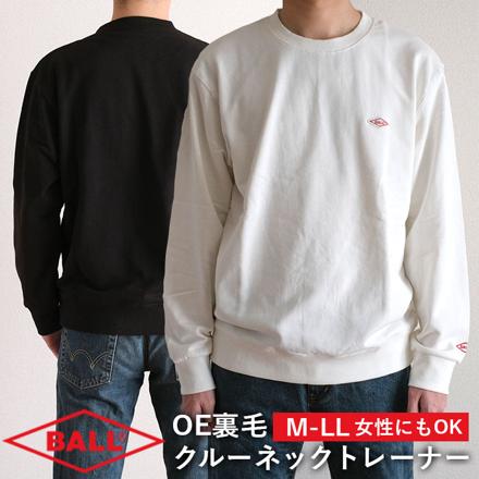 BALL OE裏毛 ワッペン付き トレーナー 60505 Mサイズ TOP/GREY