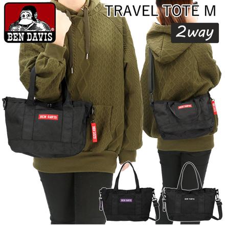 BEN DAVIS ベンデイビス TRAVEL TOTE M トラベルトートM BDW-8068 BDW-8068 BLACK/RED