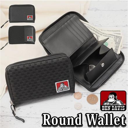 BEN DAVIS ベンデイビス ROUND WALLET BDW-9313 財布 BLACK/S