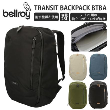 beLLroy ベルロイ TRANSIT BACKPACK BTBA リュック BLack