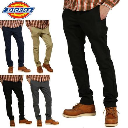 ディッキーズ Dickies 801 スキニー ワークパンツ チャコール W29xL32