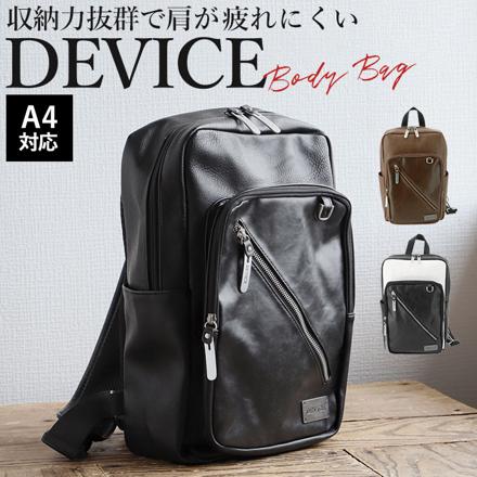 DEVICE デバイス ShaDe DBG90049 メガボディバッグ ボディバッグ ブラウン/ブラウン