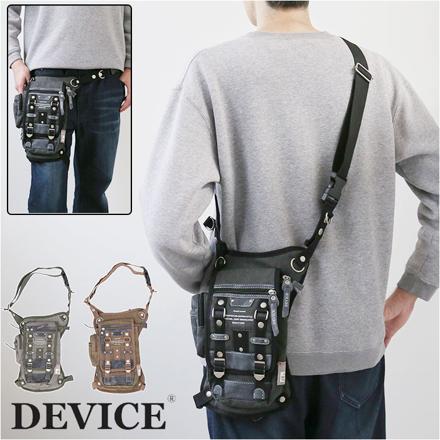 DEVICE Haze3 2Way レッグポーチ レッグバッグ ブラック