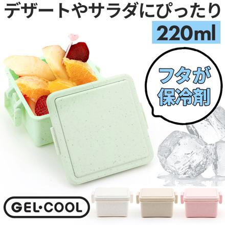 GEL COOL スクエアS ジェラート pLain 220ML ランチボックス バニラ