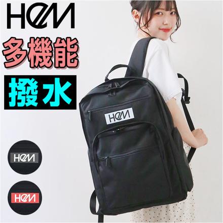 HeM ヘム ジア デイパック型リュック ホワイトロゴ