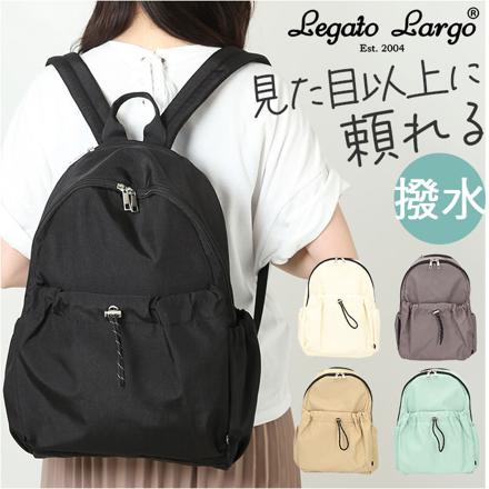 Legato Largo ドロストバックリュック LI-E1624 BK.ブラック