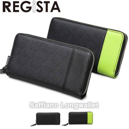 REGiSTA Saffiano LongWaLLet 長財布 BLACK