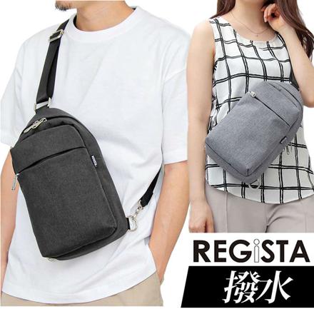 REGiSTA HEATHER COLOR BODY BAG ボディバッグ BLACK